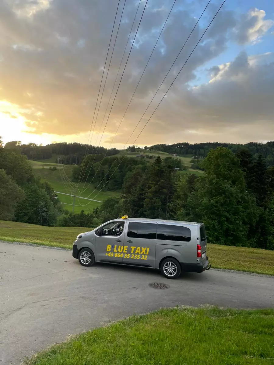 Taxi Blue, Blue Taxi Lustenau, Taxiservice Lustenau, Seniorentaxi, Krankentransporte, flughafentransfer